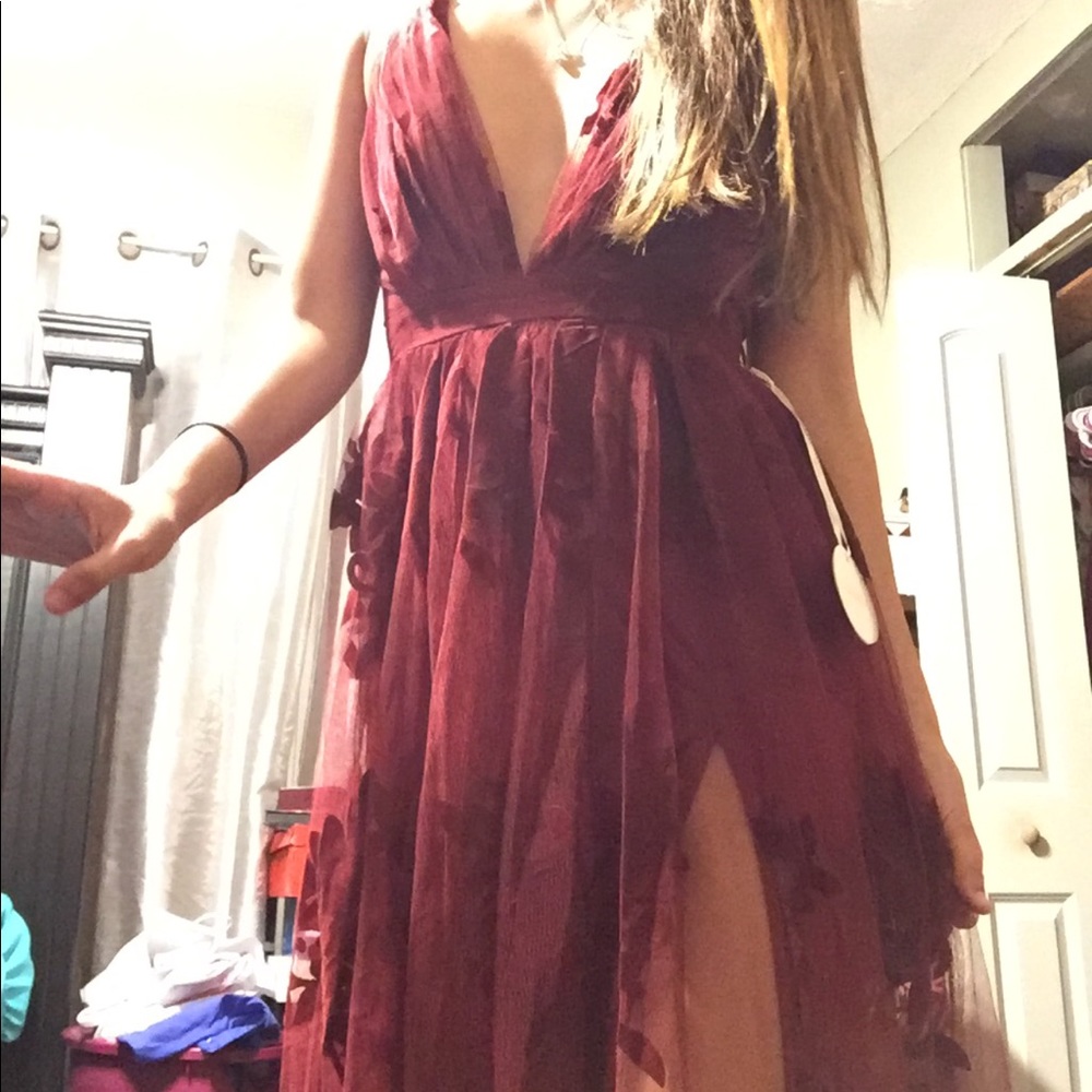 Wine dress - Picture 8 of 8